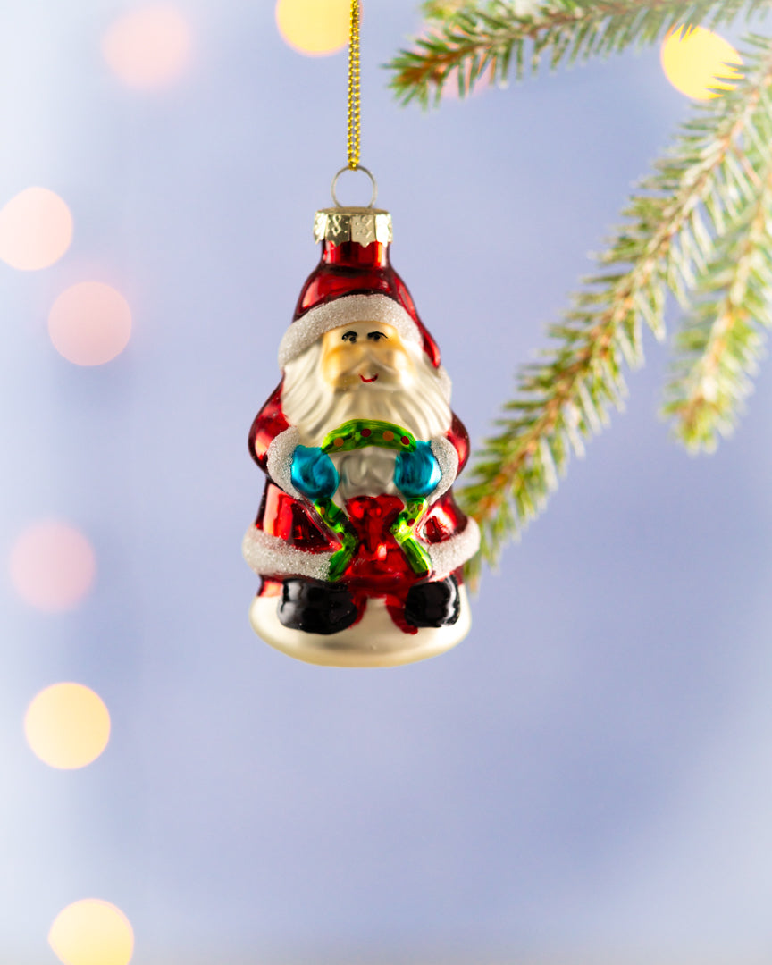 Juletrepynt Nisse med krans