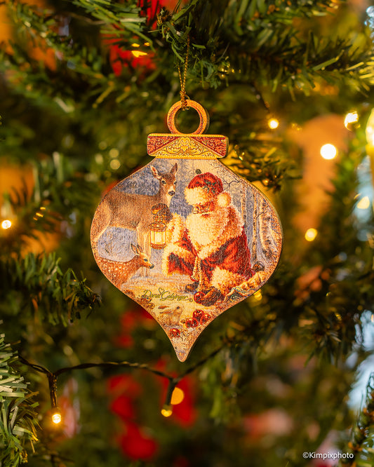 Juletrepynt Julenisse dråpe