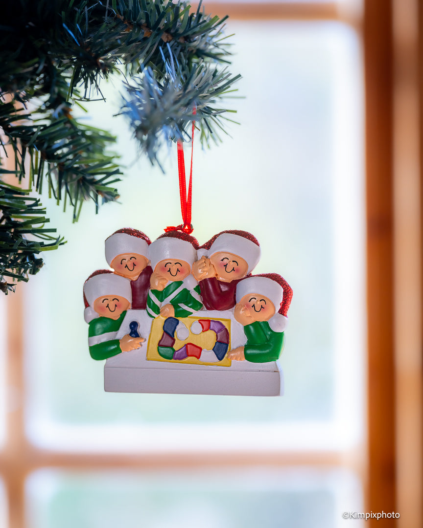 Samlet familie på 5 stk