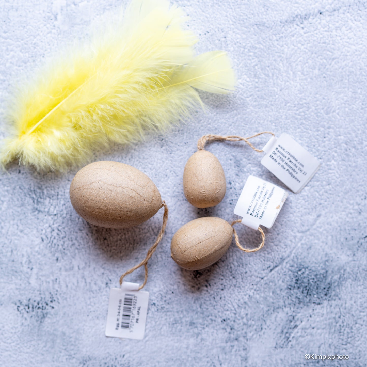 DIY Pynt egg, 3 ass str