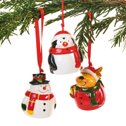 Juletrefigur Snømann