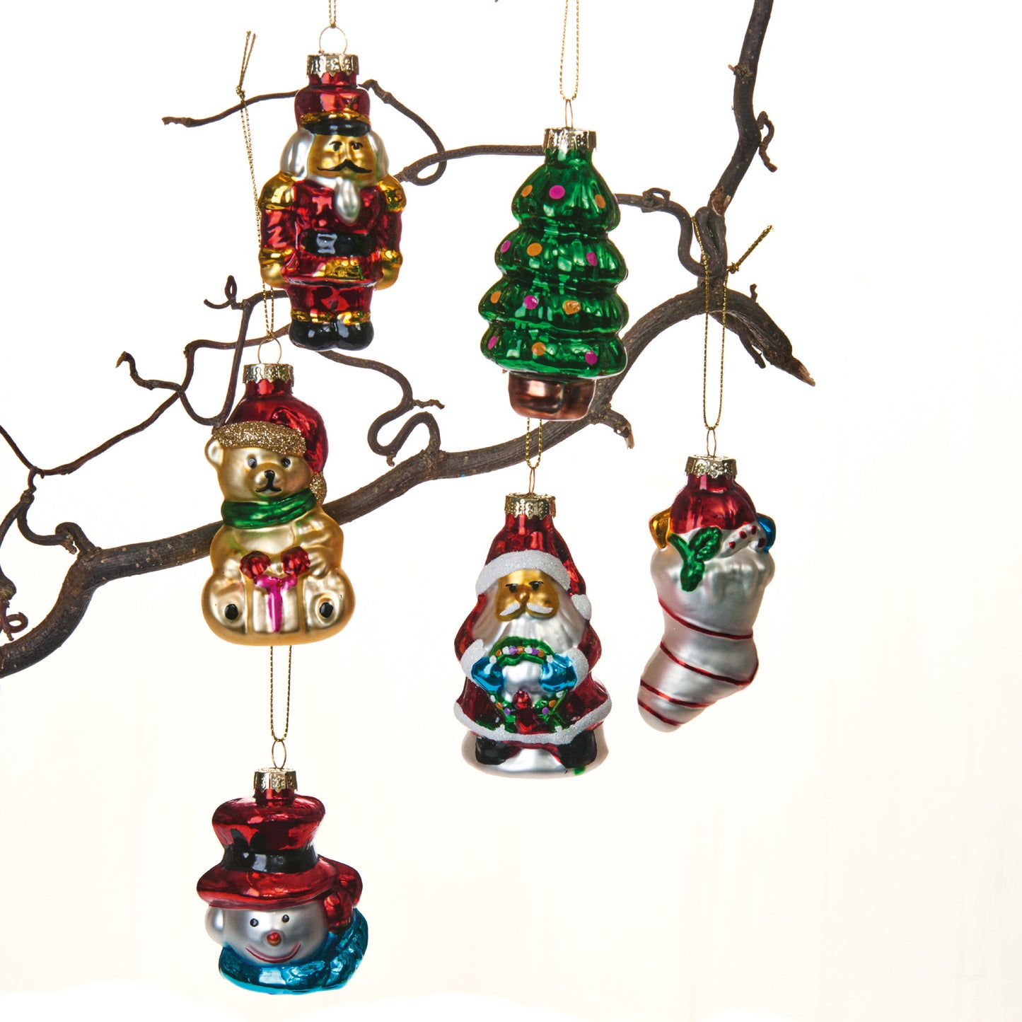 Juletrepynt figurer 6 pk
