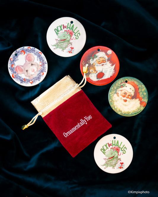 Keramisk Julepynt "Rex the halls"