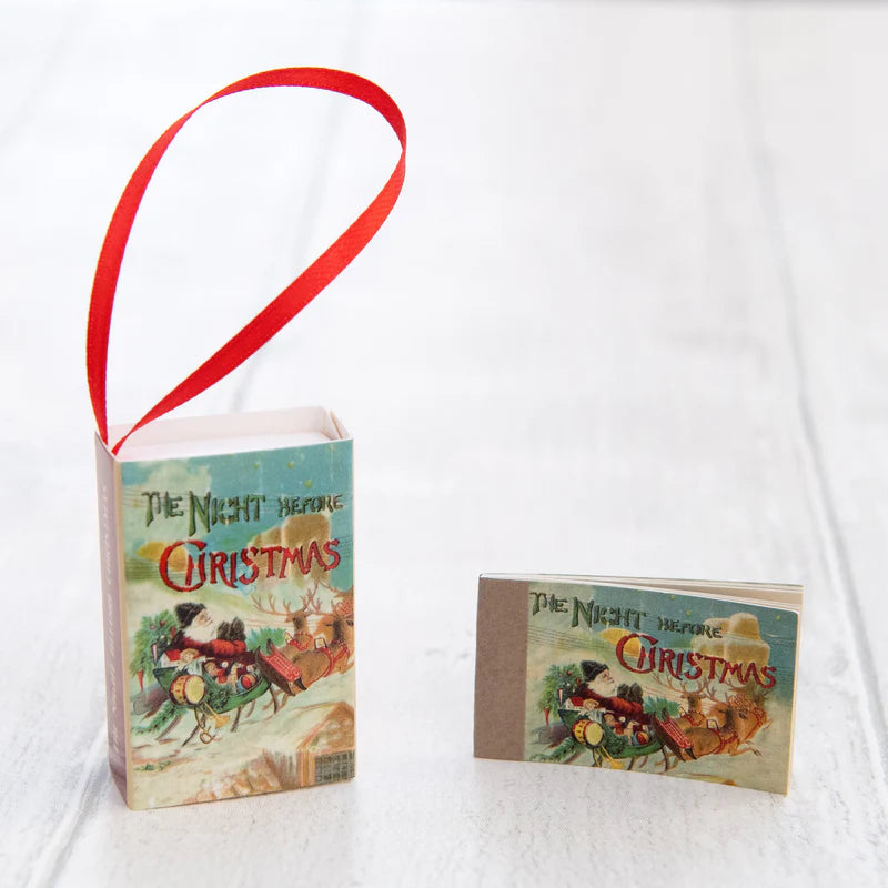 Julepynt Fyrstikkeske "Night before christmas"