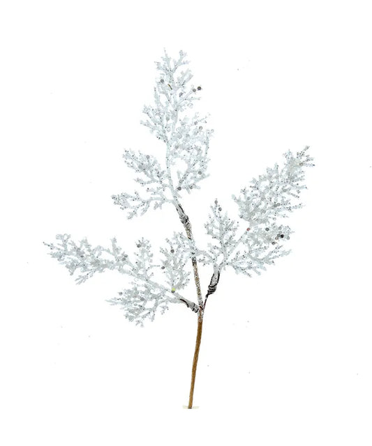 Dekorkvist med snøglitter