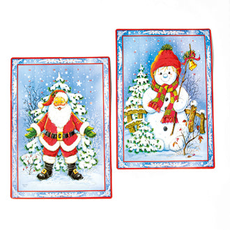Adventskalender med Julenisse/ Snømann