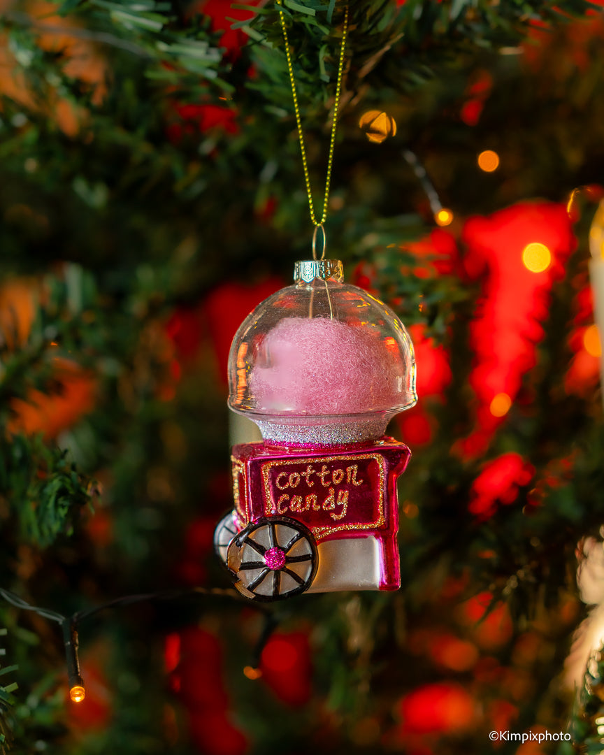 Juletrepynt Sukkerspinnmaskin