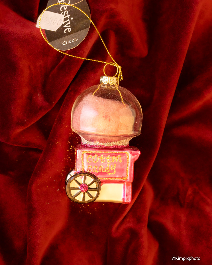 Juletrepynt Sukkerspinnmaskin